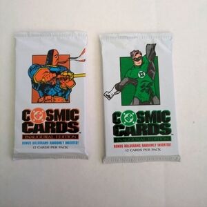 DC Cosmic Cards. Dated 1991, 2 unopened packs.